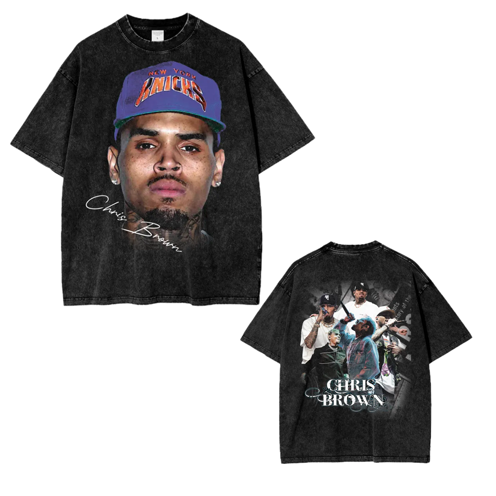 Big Face Chris Brown Tee